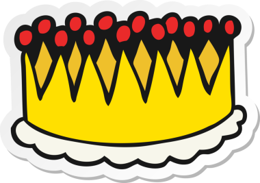 Bir insan tarafından çizilmiş bir karikatür tacı.