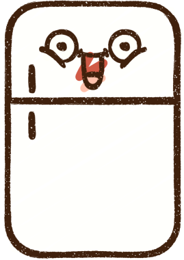 Bir insan tarafından çizilen Buzdolabı Tebeşiri