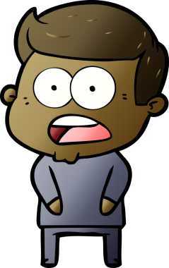 Bir insan tarafından çizilmiş bir karikatür.