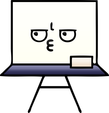 Bir insan tarafından çizilmiş beyaz bir karikatür.