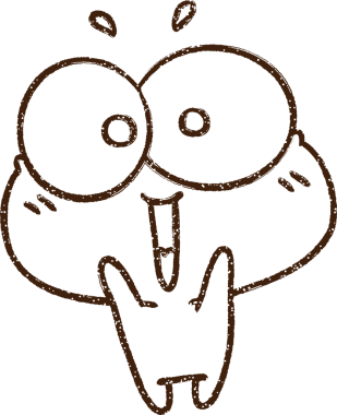 Bir insan tarafından çizilmiş şirin kurbağa kömürü.