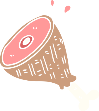 karikatür bir insan tarafından çizilmiş et