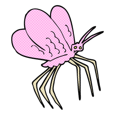 Bir insan tarafından çizilmiş serbest çizim kelebek.