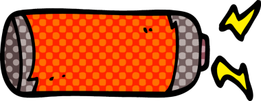 Bir insan tarafından çizilmiş karalama bataryası.