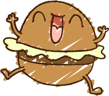 Dans eden Burger Tebeşiri Bir insan tarafından çizilmiş