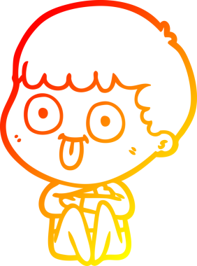 Bir insan tarafından çizilmiş çizgi film karakteri.