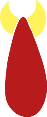 Bir insan tarafından çizilmiş atom bombası karalaması.