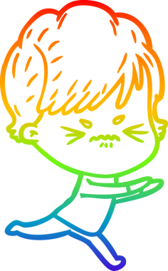 Bir insan tarafından çizilmiş karikatür çizimi.