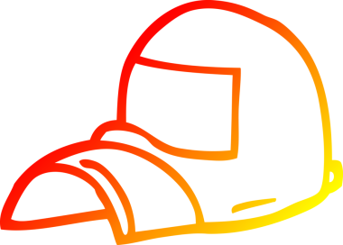 Bir insan tarafından çizilen çizgi film kapağının sıcak gradyan çizimi