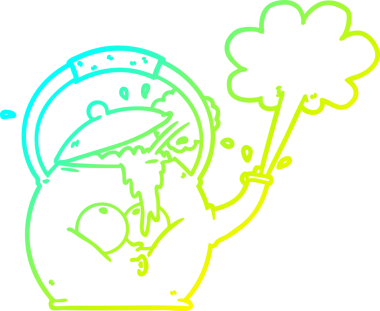 Bir insan tarafından çizilmiş bir karikatür çizimi.