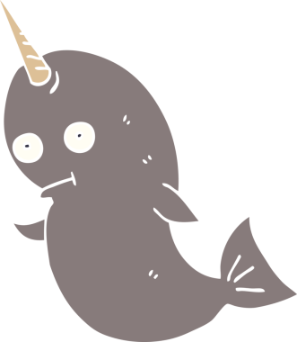 Bir insan tarafından çizilmiş karalama deniz gergedanı.