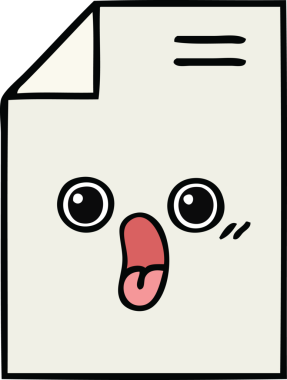 Bir insan tarafından çizilmiş bir kağıt karikatürü.