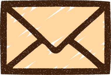 Bir insan tarafından çizilen Zarf Tebeşiri