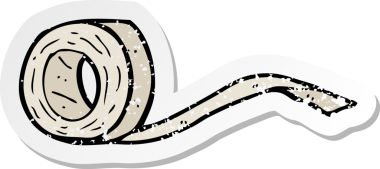 Bir insan tarafından çizilmiş bir karikatürün gerilimli yapıştırması.