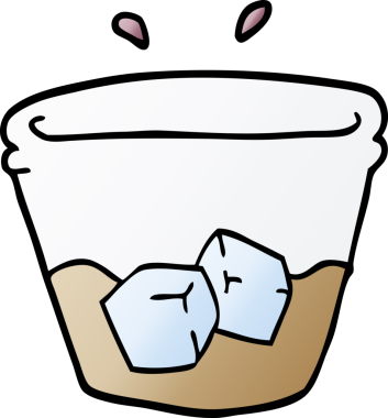 Bir insan tarafından çizilmiş cam bardakta karalama içeceği.