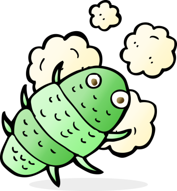 bir insan tarafından çizilmiş çizgi film hatası