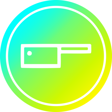 et satırı dairesel simgesi ve bir insan tarafından çizilmiş havalı gradyan bitiş