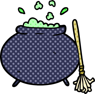 bir insan tarafından çizilmiş karikatür kazanı