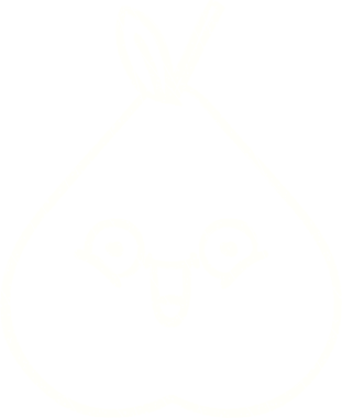 Bir insan tarafından çizilen meyve tebeşiri.