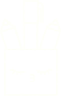 Bir insan tarafından çizilen Sanat Malzemeleri Tebeşiri