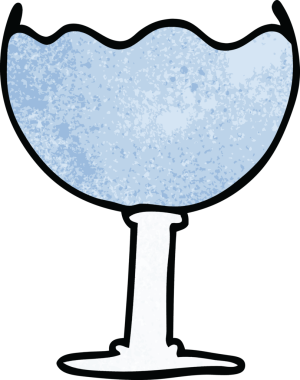 Bir insan tarafından çizilmiş karalama bardağı.