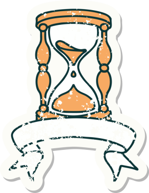 Bir insan tarafından çizilmiş eski bir yapıştırma.