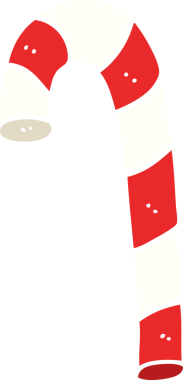 bir insan tarafından çizilmiş karikatür xmas şeker çubuğu