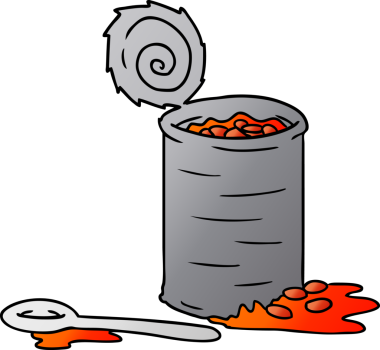 Bir insan tarafından çizilmiş, el çizimi çizgi film karalaması.