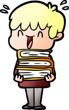 Bir insan tarafından çizilmiş gülen çocuk.