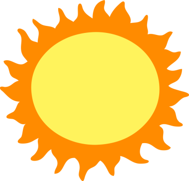 Bir insan tarafından çizilen güneş