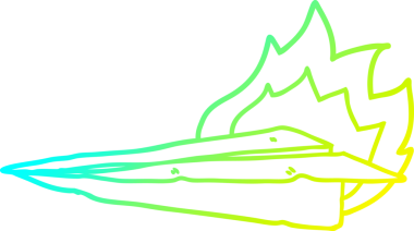 Bir insan tarafından çizilmiş karikatür yanan kağıttan uçak çizimi.