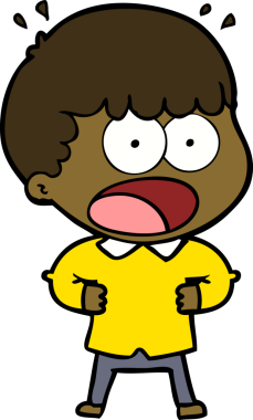 Bir insan tarafından çizilmiş bir karikatür.