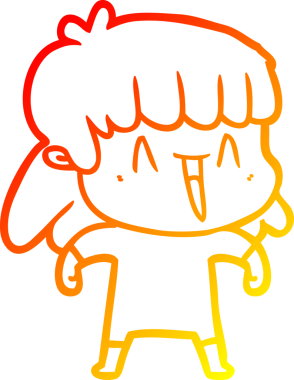 Bir insan tarafından çizilmiş bir karikatür kadın çizimi