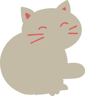 Bir insan tarafından çizilmiş bir kedi.