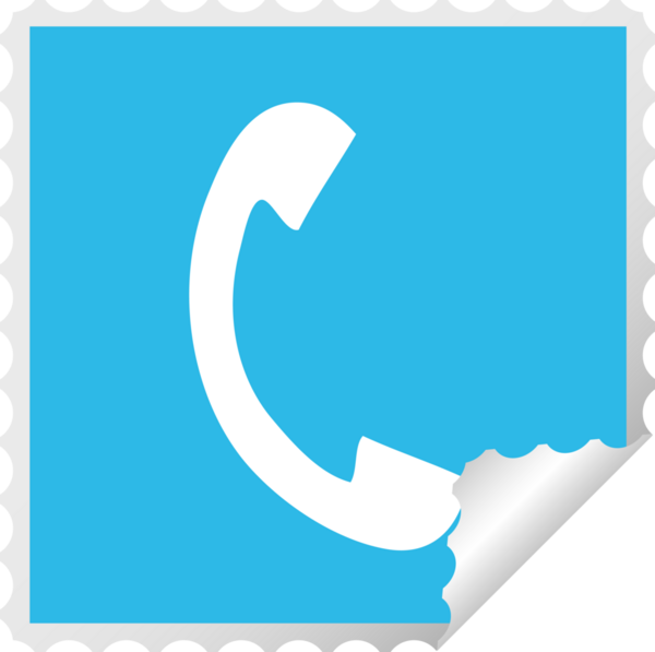 Bir insan tarafından çizilmiş bir telefon ahizesinin kabuk soyucu karikatürü