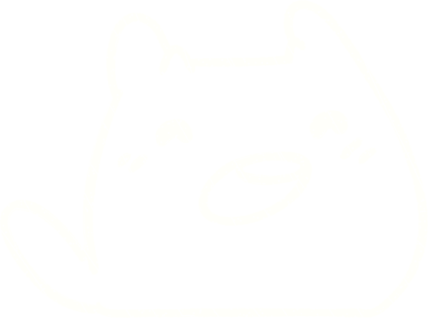 Bir insan tarafından çizilen Kawaii Kedi Tebeşiri