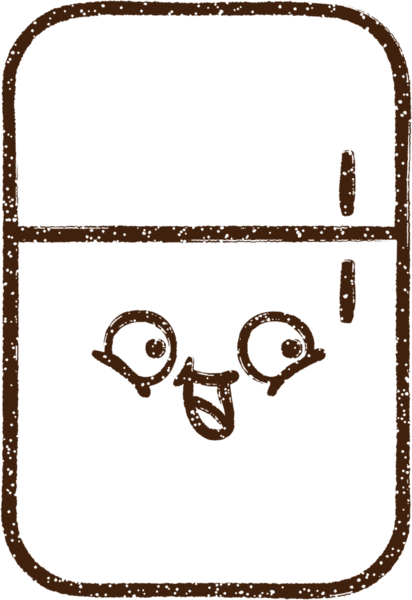 Buzdolabı Kömürü Bir insan tarafından çizilmiş