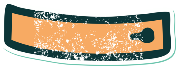 Bir insanın çizdiği gömlek manşetinin sembolik depresif dövme şekli