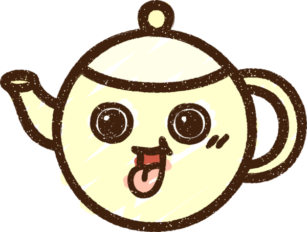 Bir insan tarafından çizilen Çaydanlık Tebeşiri