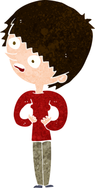 Bir insan tarafından çizilmiş bir karikatür.