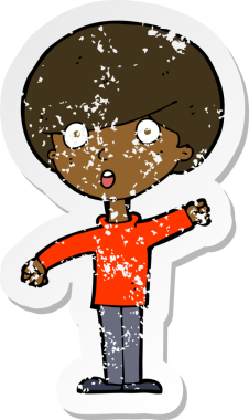 Bir insan tarafından çizilmiş bir karikatürün gerilimli yapıştırması.