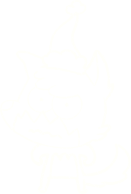 Bir insan tarafından çizilen Noel Köpeği Tebeşiri