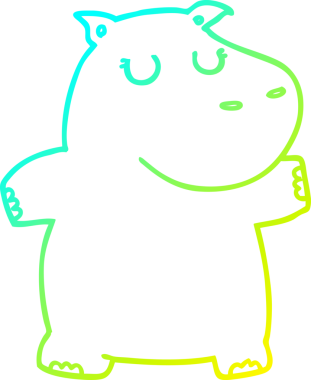 Bir insan tarafından çizilmiş karikatür çizimi.