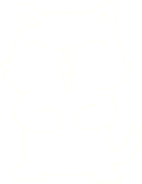 Bir insan tarafından çizilen Mutlu Kedi Tebeşiri