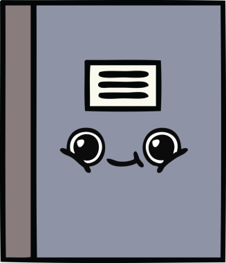 Bir insan tarafından çizilmiş güzel bir defter karikatürü.