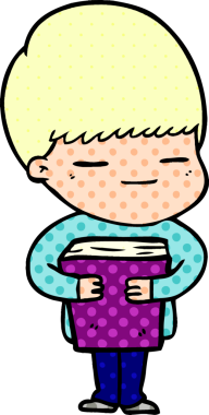 Bir insan tarafından çizilmiş kendini beğenmiş bir çocuk.