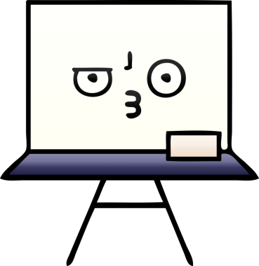 Bir insan tarafından çizilmiş beyaz bir karikatür.