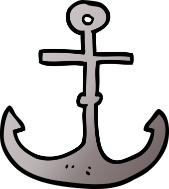 Çizgi film karalama gemisi bir insan tarafından çizildi