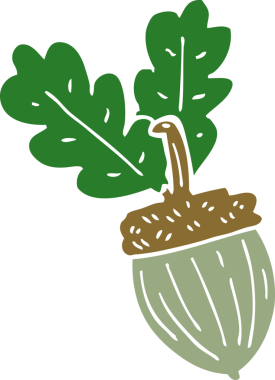 Bir insan tarafından çizilmiş karikatür palamudu.