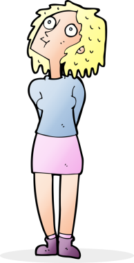 Karikatür meraklısı bir kadın tarafından çizilmiş